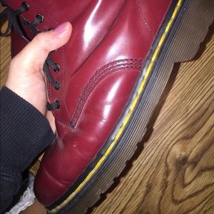 Cherry Deep Red Doc Martens
